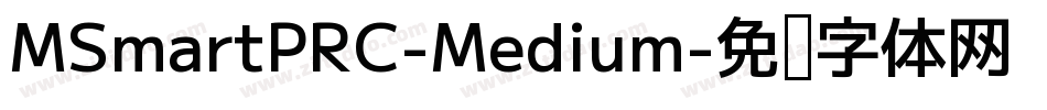 MSmartPRC-Medium字体转换