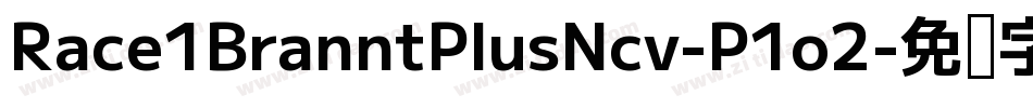 Race1BranntPlusNcv-P1o2字体转换 Race1BranntPlusNcv-P1o2字体转换