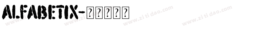 Alfabetix字体转换