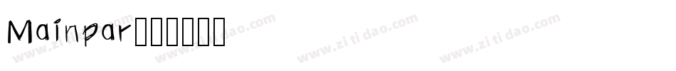 Mainpar字体转换
