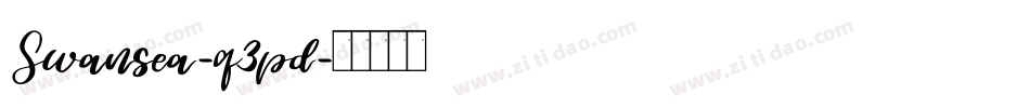 Swansea-q3pd字体转换