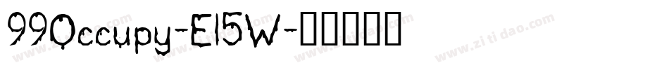 99Occupy-El5W字体转换