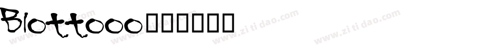 Blottooo字体转换