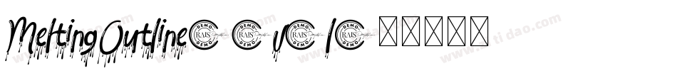 MeltingOutline-2v9l字体转换