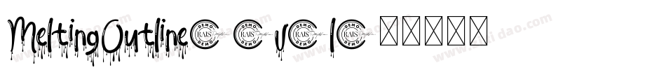 MeltingOutline-2v9l字体转换