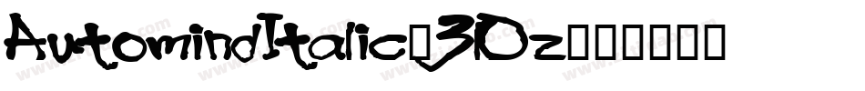 AutomindItalic-3lOz字体转换