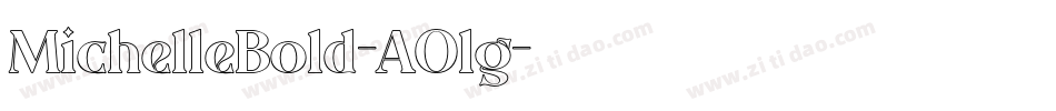 MichelleBold-AOlg字体转换