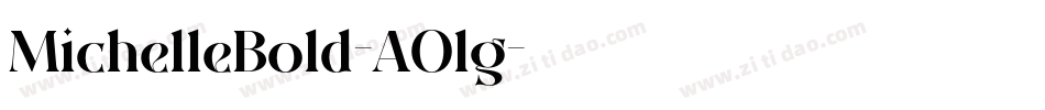MichelleBold-AOlg字体转换