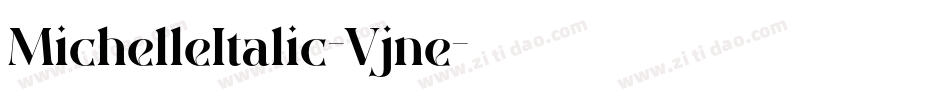 MichelleItalic-Vjne字体转换