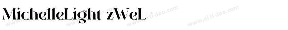 MichelleLight-zWeL字体转换