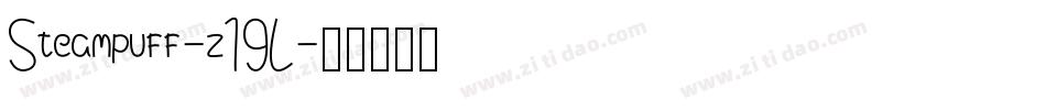 Steampuff-z19L字体转换