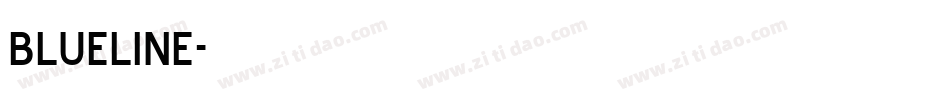 BLUELINE字体转换