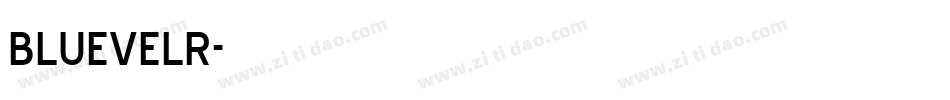 BLUEVELR字体转换