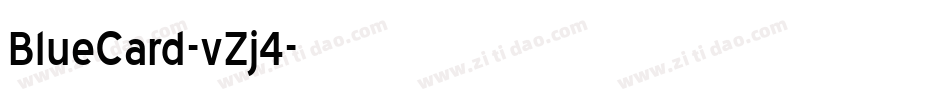 BlueCard-vZj4字体转换