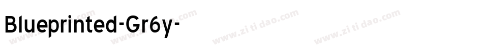 Blueprinted-Gr6y字体转换