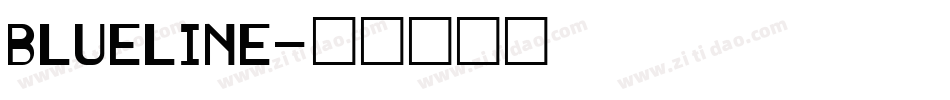 BLUELINE字体转换