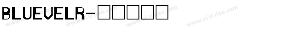 BLUEVELR字体转换