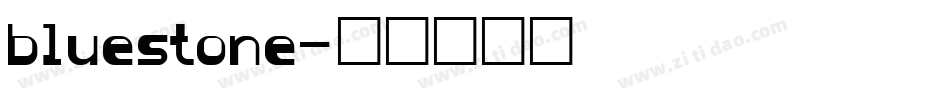 bluestone字体转换