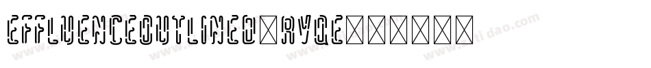 EffluenceOutlined-Rvqe字体转换 EffluenceOutlined-Rvqe字体转换