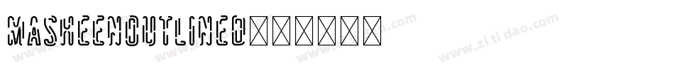 MasheenOutlined字体转换