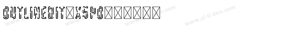 OutlinedIt-x5pO字体转换