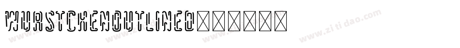 WurstchenOutlined字体转换