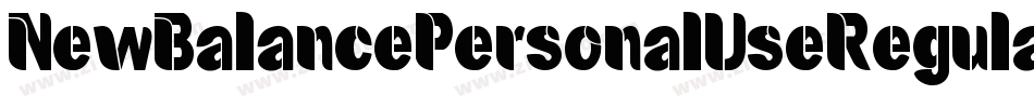 NewBalancePersonalUseRegular-mE6v字体转换