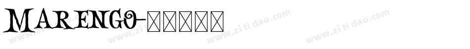 Marengo字体转换