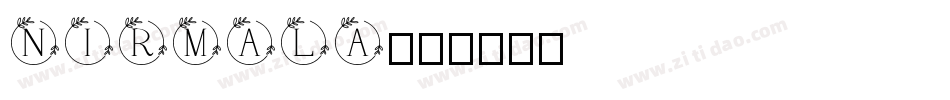 nirmala字体转换