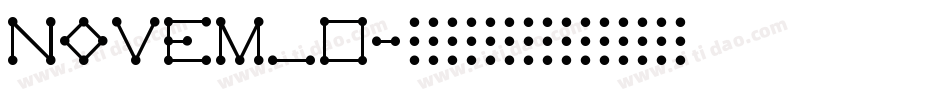 Novem_0字体转换