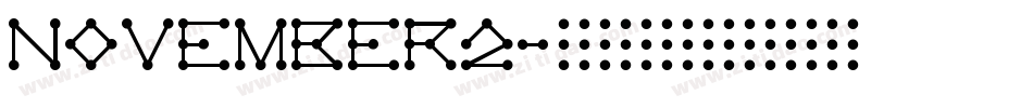 november2字体转换
