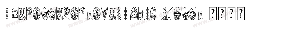 ThePowerOfLoveItalic-zGWL字体转换