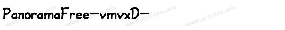 PanoramaFree-vmvxD字体转换 PanoramaFree-vmvxD字体转换