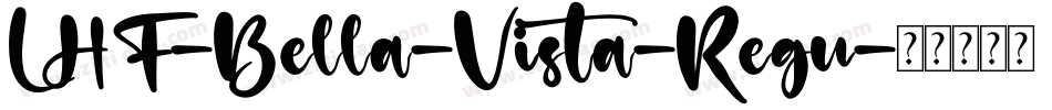 LHF-Bella-Vista-Regu字体转换