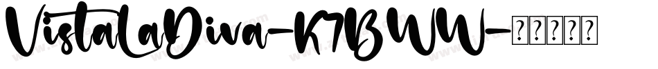 VistaLaDiva-K7BWW字体转换