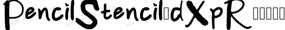PencilStencil-dXpR字体转换