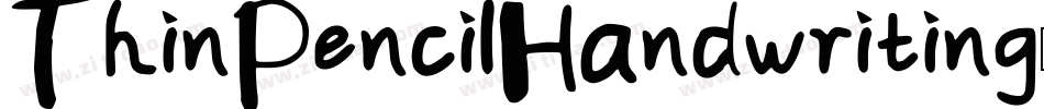 ThinPencilHandwriting-zvmD字体转换
