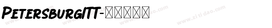 PetersburgITT字体转换