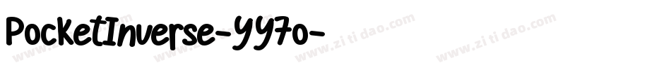 PocketInverse-YY7o字体转换