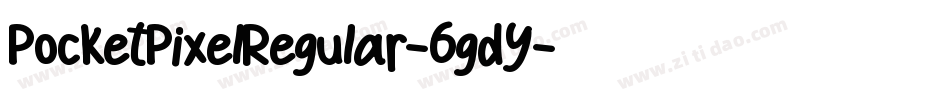 PocketPixelRegular-6gdY字体转换