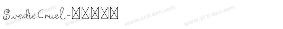 SwedieCruel字体转换