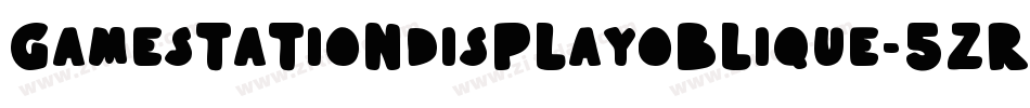 GamestationDisplayoblique-5zrx字体转换