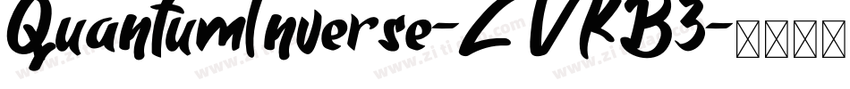 QuantumInverse-ZVKB3字体转换
