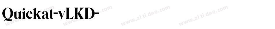 Quickat-vLKD字体转换