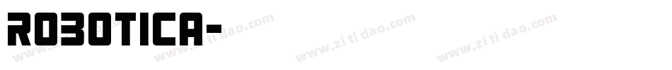 ROBOTICA字体转换