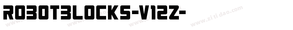 RobotBlocks-V12Z字体转换