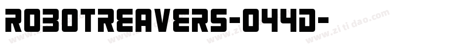 RobotReavers-044d字体转换