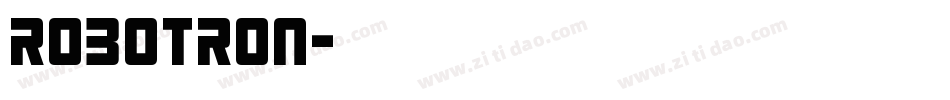 Robotron字体转换