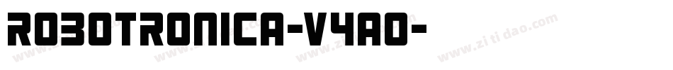 Robotronica-v4AO字体转换