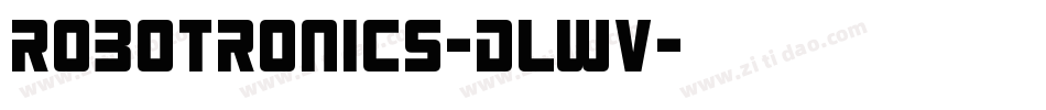 Robotronics-dLwV字体转换